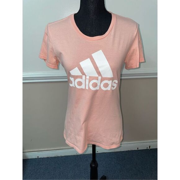 Adidas Amplifier Tee Peach Short Sleeve Tee Size Small - Picture 1 of 6